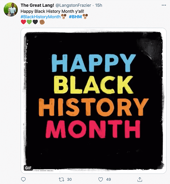 BHM tweet