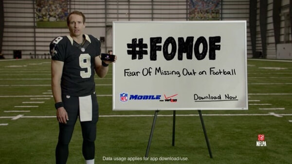 QB Drew Brees explaining #FOMOF