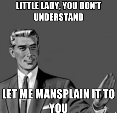 Mansplaining meme