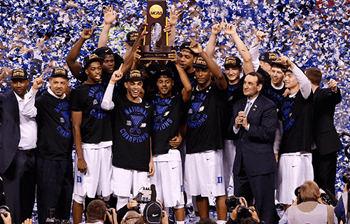 Duke Basketball 2015 Ship