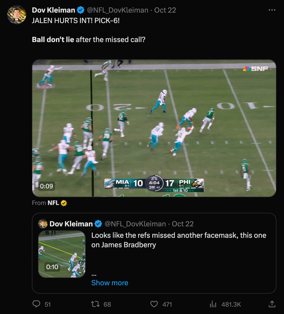 Post about a ball don't lie moment