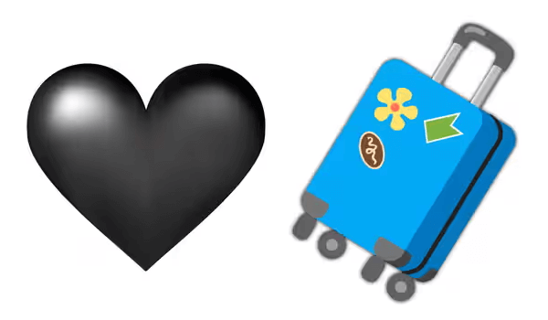 The content of a typical emoji dumping message